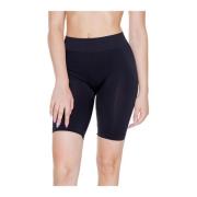 VERO MODA Svarta Slip On Shorts Vår/Sommar Stil Black, Dam