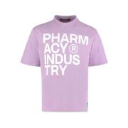 PHARMACY INDUSTRY Lila Bomullstoppar & T-shirt Purple, Dam