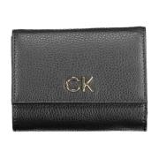 Calvin Klein Damplånbok Svart Rfid Dragkedja Black, Dam