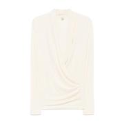 TotêMe Stilren Jersey Top Beige, Dam