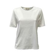 Herno Casual T-shirt med rund hals White, Dam