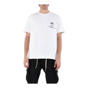 Purple Brand Bomull Jersey T-shirt med Oversize Passform White, Herr