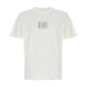 C.P. Company Vit Bomull T-shirt White, Herr