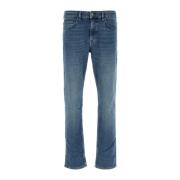 Boss Stretch Denim Jeans för Män Blue, Herr