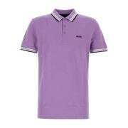 Boss Lila Piquet Polo Skjorta Purple, Herr