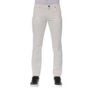 Trussardi Vit Bomull Jeans & Byxor White, Herr