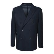 Lardini Blå Blazer för Män Blue, Herr