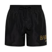 Balmain Badshorts Black, Herr