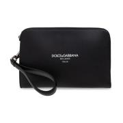 Dolce & Gabbana Läderhandväska Black, Herr