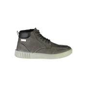 U.S. Polo Assn. Gr Lace-Up Stvlar med Kontrastdetaljer Gray, Herr