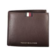 Tommy Hilfiger Brun Läder Plånbok & Korthållare Brown, Herr