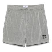 Stone Island Grå Sea Swim Shorts med Logo Gray, Herr