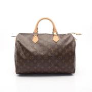 Louis Vuitton Vintage Pre-owned Canvas handvskor Brown, Dam