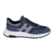 Hogan Vita Läder- och Mockasinsneakers Blue, Herr