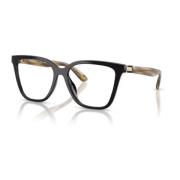 Emporio Armani Clip On Solglasögon Gloss Black/Transparent Black, Dam