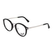 Persol Rund Pantos Stil Glasögon Black, Unisex