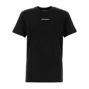 Dolce & Gabbana Jersey T-shirts för män och kvinnor Black, Herr