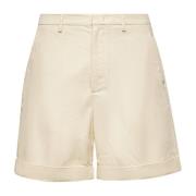 Valentino Beige Shorts för Kvinnor Beige, Herr