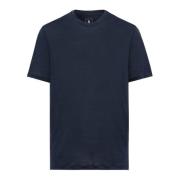 Boggi Milano Tencel- och ullblandningströja Blue, Herr