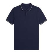 Fred Perry Blå Twin Tipped Pikétröja Blue, Herr