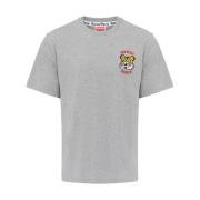 Kenzo Verdy Collection Embroide Mode T-shirt Gray, Herr