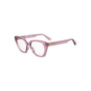 Moschino Fuchsia Stilfull MU1 Solglasögon Pink, Unisex