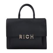 Richmond Svart Shopper Väska Elegant Design Black, Dam