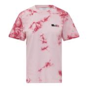 IRO Broderad Logotyp Crewneck T-shirt Pink, Dam