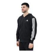 Adidas Svart Tröja Essentials 3-Stripes French Terry Black, Herr