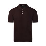 Altea Brun Polo Sweater Brown, Herr