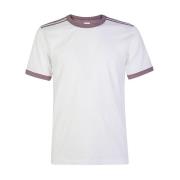 Eleventy Jersey Bomull Crewneck T-shirt White, Herr