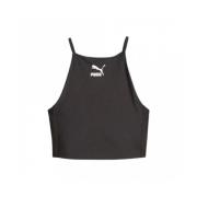 PUMA Blank Crop Top Nylon Black, Dam