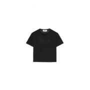 MSGM Bomull T-shirt Black, Dam