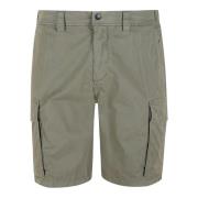 Woolrich Blå Tvättad Bomull Cargo Shorts Green, Herr