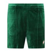 Casablanca Velour Shorts för män Green, Herr