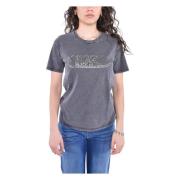 Michael Kors Stilig Crop Empire Tee Gray, Dam