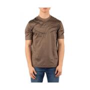 Emporio Armani Stilig T-shirt för män Brown, Herr