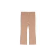 Max Mara Polyester Byxor Beige, Dam