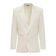 Dolce & Gabbana Snygga Blazers för Män White, Herr