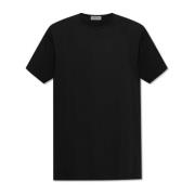 Y-3 Bomull T-shirt med tryck Black, Herr