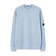 C.P. Company Diagonal Fleece Sweaters Blue, Herr