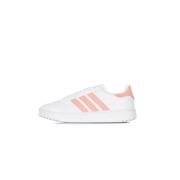 Adidas Court J Låg Sko i Vit/Rosa/Svart White, Dam