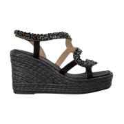 ALMA EN PENA Orm rhinestone kilklack Black, Dam