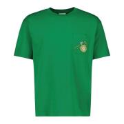 Drole de Monsieur Rund Hals Kortärmad T-shirt Green, Herr