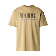 The North Face Bomull Logo T-shirt - Beige Beige, Herr