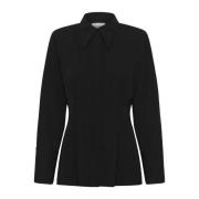 Gestuz Elegant Svart Skjortblus Gzmareen Black, Dam