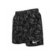 Nike Polyester Badkläder Shorts Black, Herr