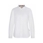 Barbour Oxford Bomullsskjorta med Feminina Detaljer White, Dam