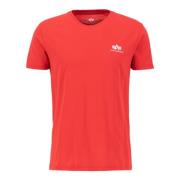 Alpha Industries Bomull T-shirt Regular Fit Män Red, Herr