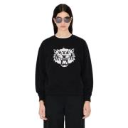 Kenzo Stiliga Sweatshirts och Hoodies Black, Dam